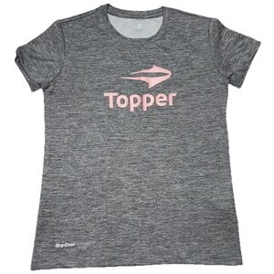 Topper Athletic Dry Cool Girls T-Shirt Youth Size 12 Polyester Brazilian Sports